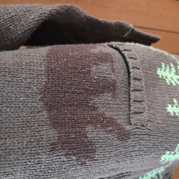 Eddie Bauer zip-front cowichan cardigan - Picture 4 of 8